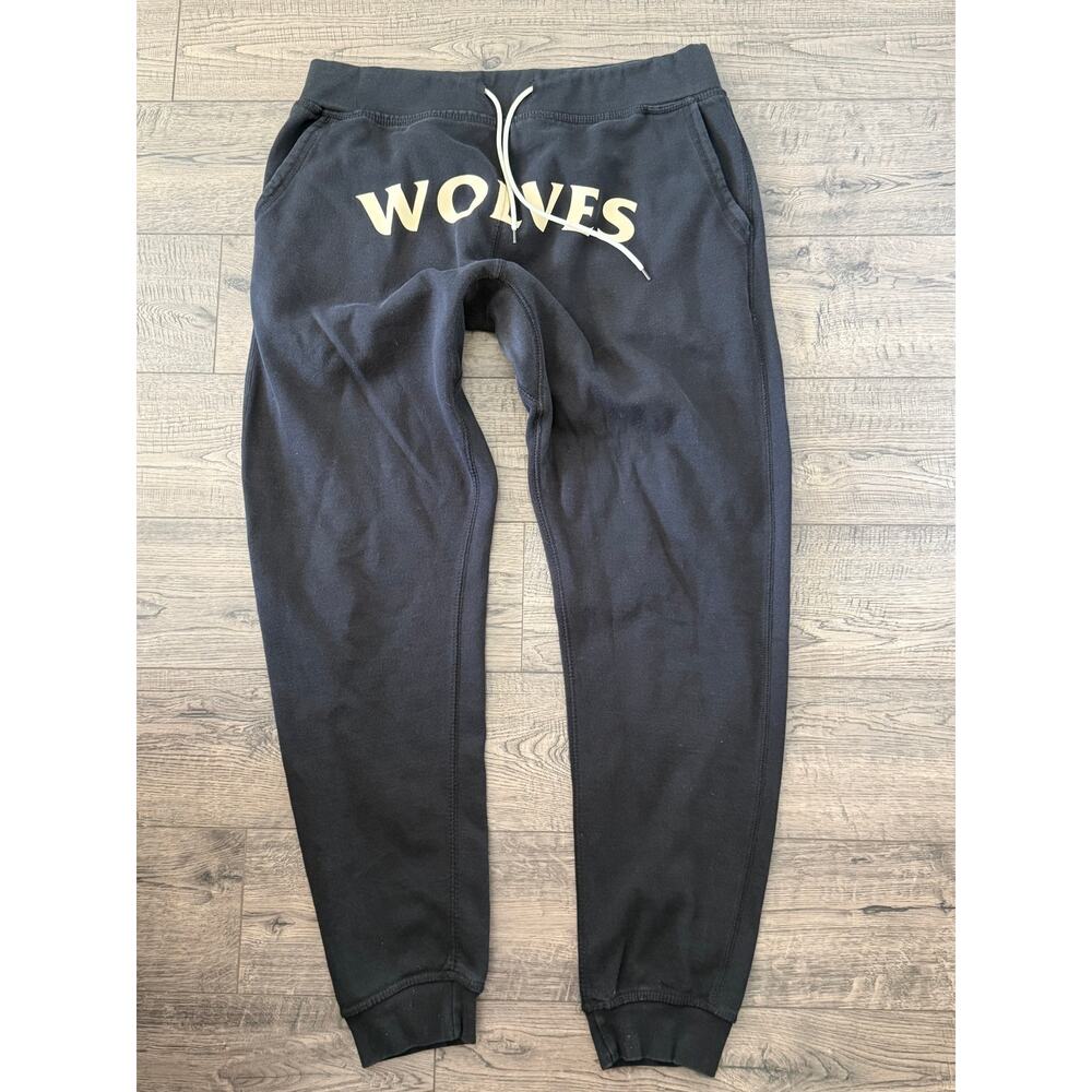 Darc Sport Sweatpant Joggers Wolves Forever Drawstring Black Size XL